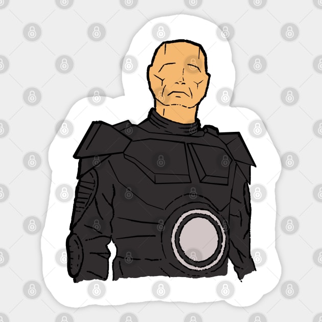 Kryten From Red Dwarf Sticker by CaptainHuck41